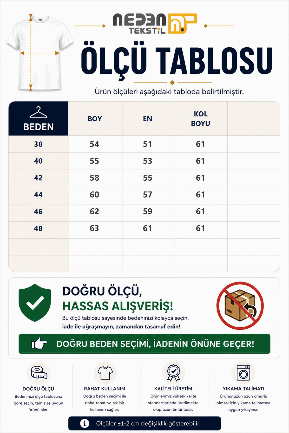 Ölçü tablosu