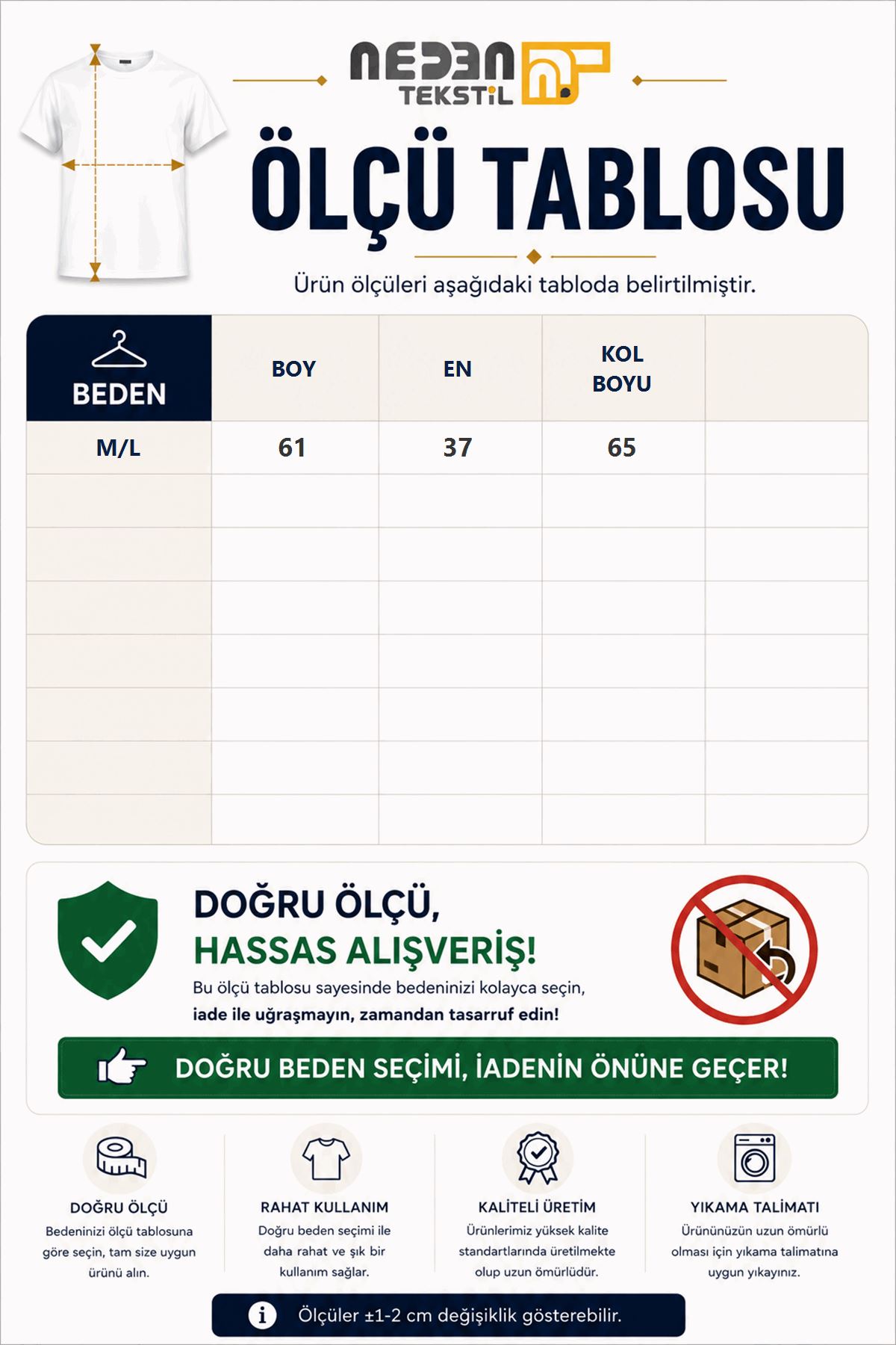 Ölçü tablosu