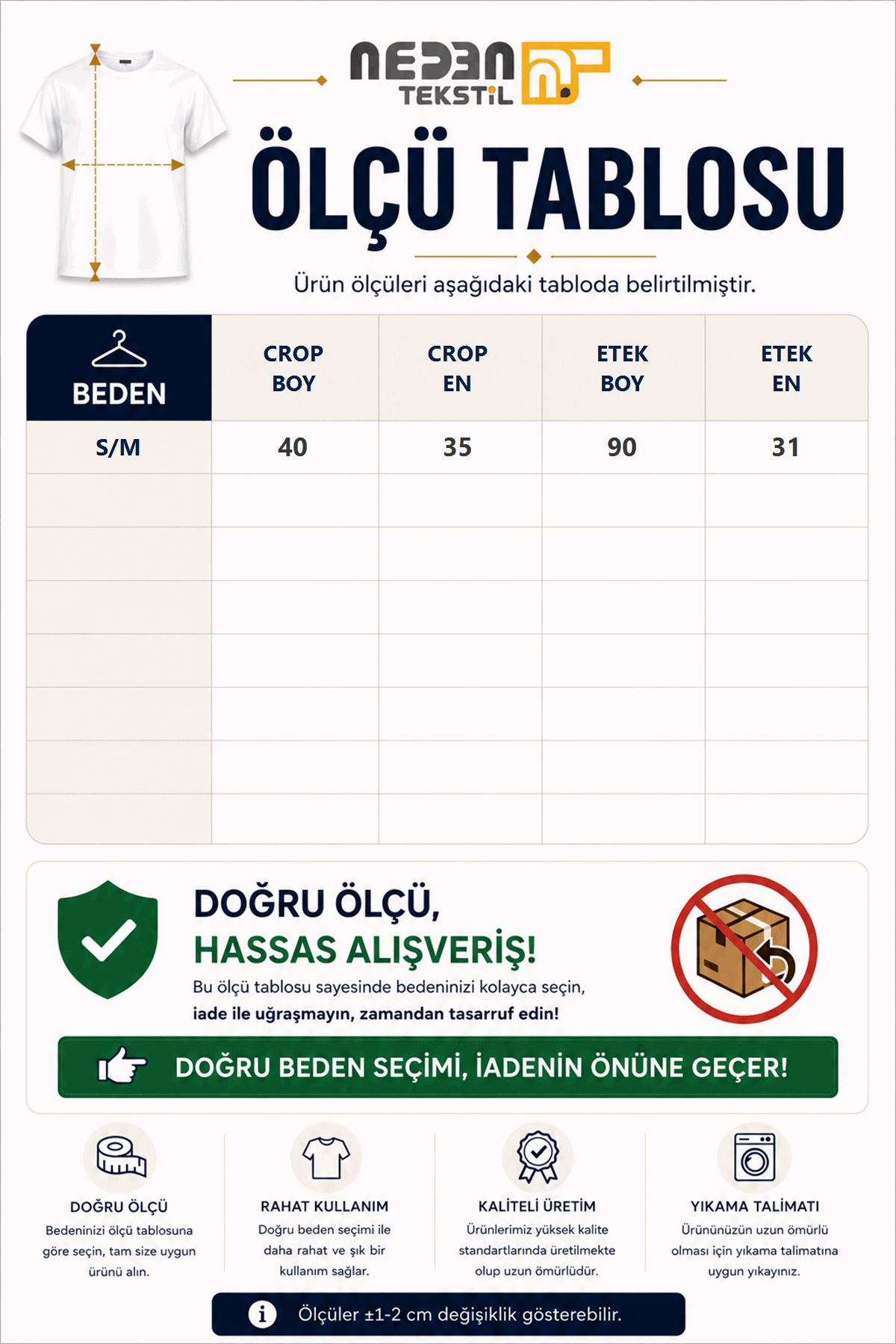 Ölçü tablosu