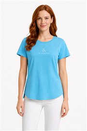 Kadın Basic & Baskılı Yuvarlak Yaka T-Shirt