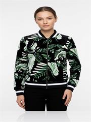 Kadın Desenli Bomber Fit Ceket