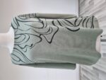 Kadın Oversize Triko Desenli Bluz - Görsel 2
