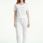 Kadın Bisiklet Yaka Perfect Day Yazılı T-Shirt