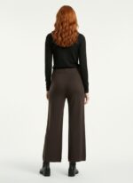 Kadın Kahverengi Yüksek Bel Wide Leg Pantolon - Görsel 2