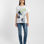 Kadın Grafik Baskılı Relaxed Fit T-Shirt