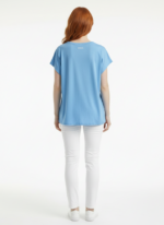 Kadın V Yaka Relaxed T-Shirt - Görsel 2