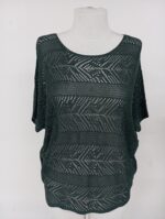 Kadın Triko Örgü Loose Fit Bluz - Görsel 2