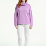Oversize Kadın Sweatshirt Kapüşonlu Rahat Kalıp