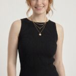 Kadın Fitilli Triko Atlet Slim Fit Yazlık Kolsuz Bluz