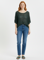 Kadın Triko Örgü Loose Fit Bluz