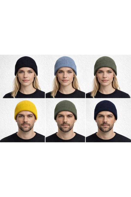 Unisex Ribana Örgü Bere – Kadın Erkek Günlük Kışlık Dikişsiz Bere - Standart, Lacivert