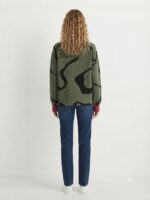 Kadın Oversize Triko Kazak Rahat Modern Tasarım - Görsel 2