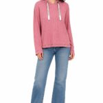 Neden Tekstil Kadın Kapüşonlu Regular Kalıp Triko Sweatshirt