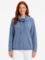 Neden Tekstil Kadın Salaş Rahat Triko Sweatshirt