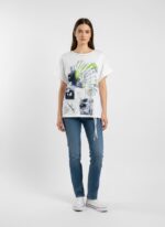 Neden Tekstil Kadın Grafik Baskılı Relaxed Fit T-Shirt
