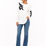 Kadın Yuvarlak Yaka Pamuklu Relaxed Sweatshirt