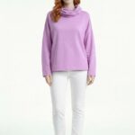 Neden Tekstil Oversize Kadın Sweatshirt Kapüşonlu Rahat Kalıp
