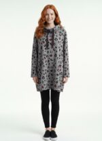 Neden Tekstil Kadın Oversize Kapüşonlu Kalp Desenli Sweatshirt