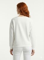 Neden Tekstil Kadın Beyaz Baskılı Regular Sweatshirt - Görsel 2