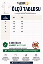 Kadın Kırmızı Uzun Kollu Baskılı Basic T-Shirt - Görsel 3