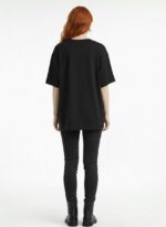 Neden Tekstil Kadın Rahat Siyah Oversize Bluz - Görsel 2