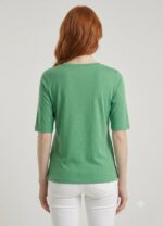 Neden Tekstil Kadın Kısa Kollu Yuvarlak Yaka Yeşil T-Shirt - Görsel 2