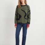 Kadın Oversize Triko Kazak Rahat Modern Tasarım