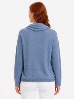 Neden Tekstil Kadın Salaş Rahat Triko Sweatshirt - Görsel 2