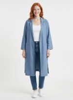 Neden Tekstil Kadın Mavi Denim Oversize Ceket