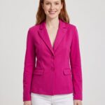 Kadın Slim Fit Fuşya Ceket