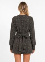 Neden Tekstil Kadın Uzun Kollu Regular Fit Mini Elbise - Görsel 2