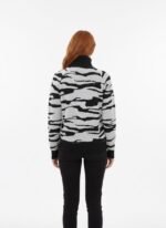 Neden Tekstil Kadın Kamuflaj Desenli Yarım Balıkçı Yaka Sweatshirt - Görsel 2