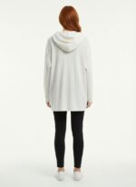 Neden Tekstil Kadın Kapüşonlu Rahat Kesim Beyaz Sweatshirt - Görsel 2
