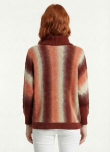 Neden Tekstil Kadın Oversize Fit Yarım Balıkçı Yaka Kazak - Görsel 2