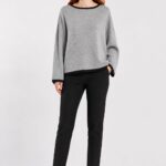 Neden Tekstil Kadın Basic Triko Kazak - Oversize Kesim
