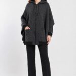 Neden Tekstil Kadın Kapüşonlu Oversize Triko Hırka